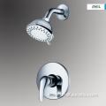 Bathroom wall-mounted shower head tap set